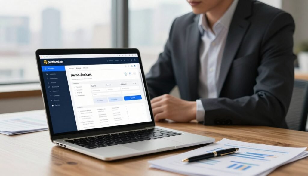 justmarkets demo account