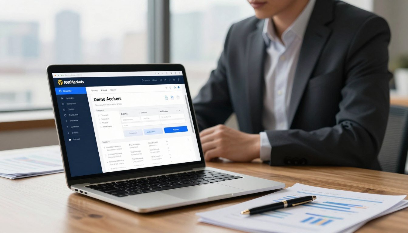 justmarkets demo account